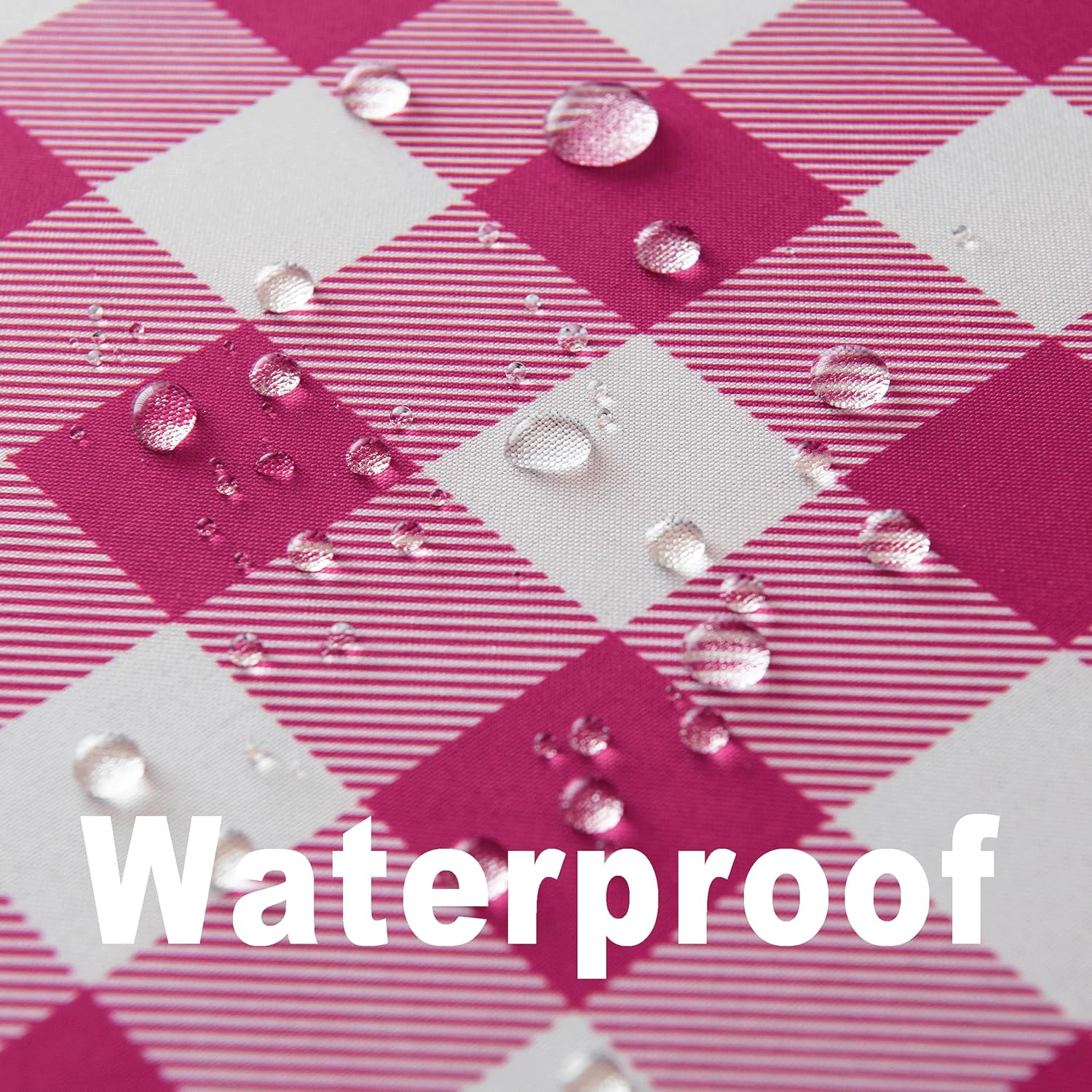 Classic Gingham Buffalo Tablecloth Fabric - Oblong 90x156 Inch Water Proof Checkered Table Cloth
