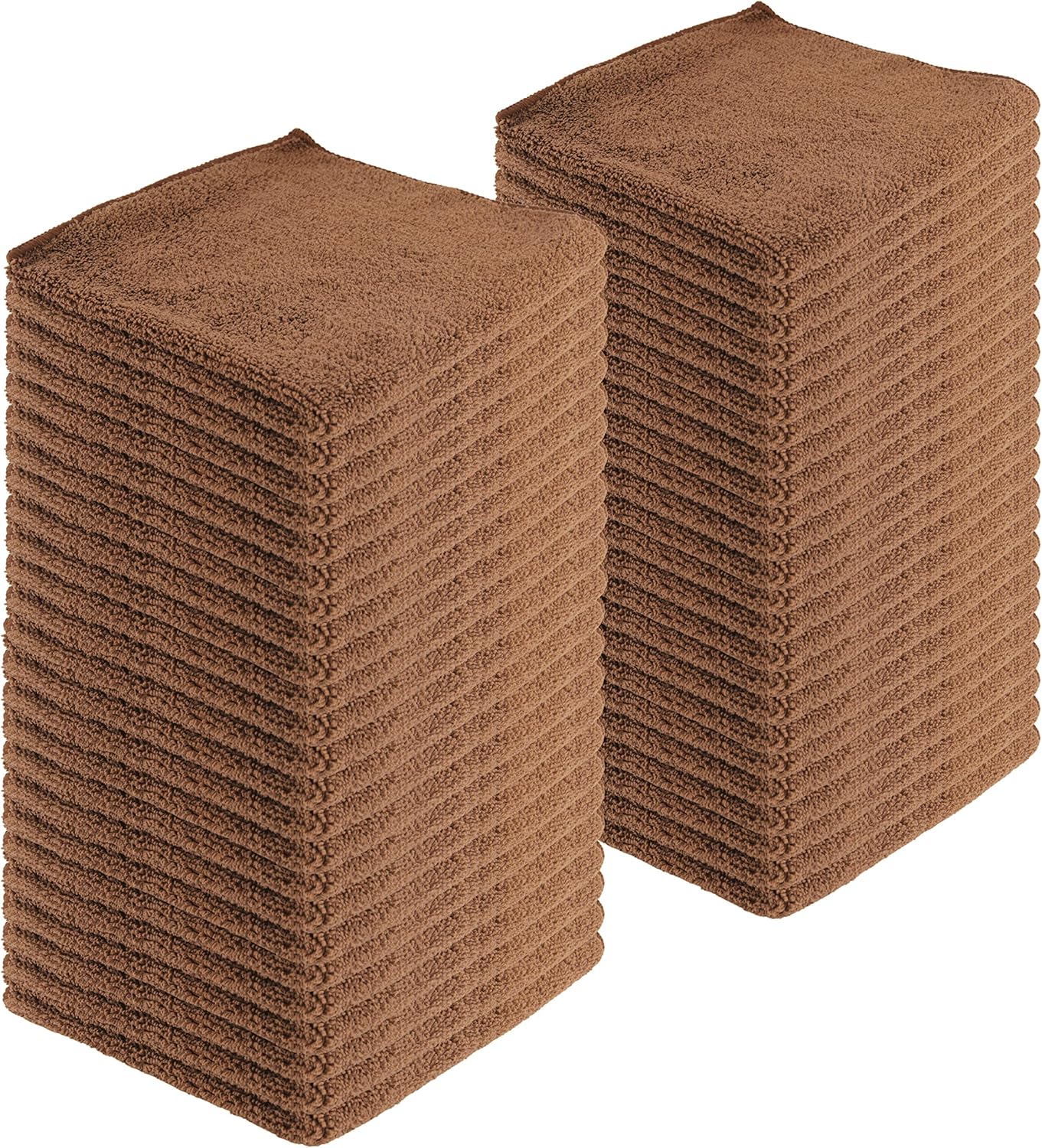 Microfiber Cleaning Cloths,120 Pack, 16"x16", All-Purpose, Softer, Highly Absorbent, Lint-Free