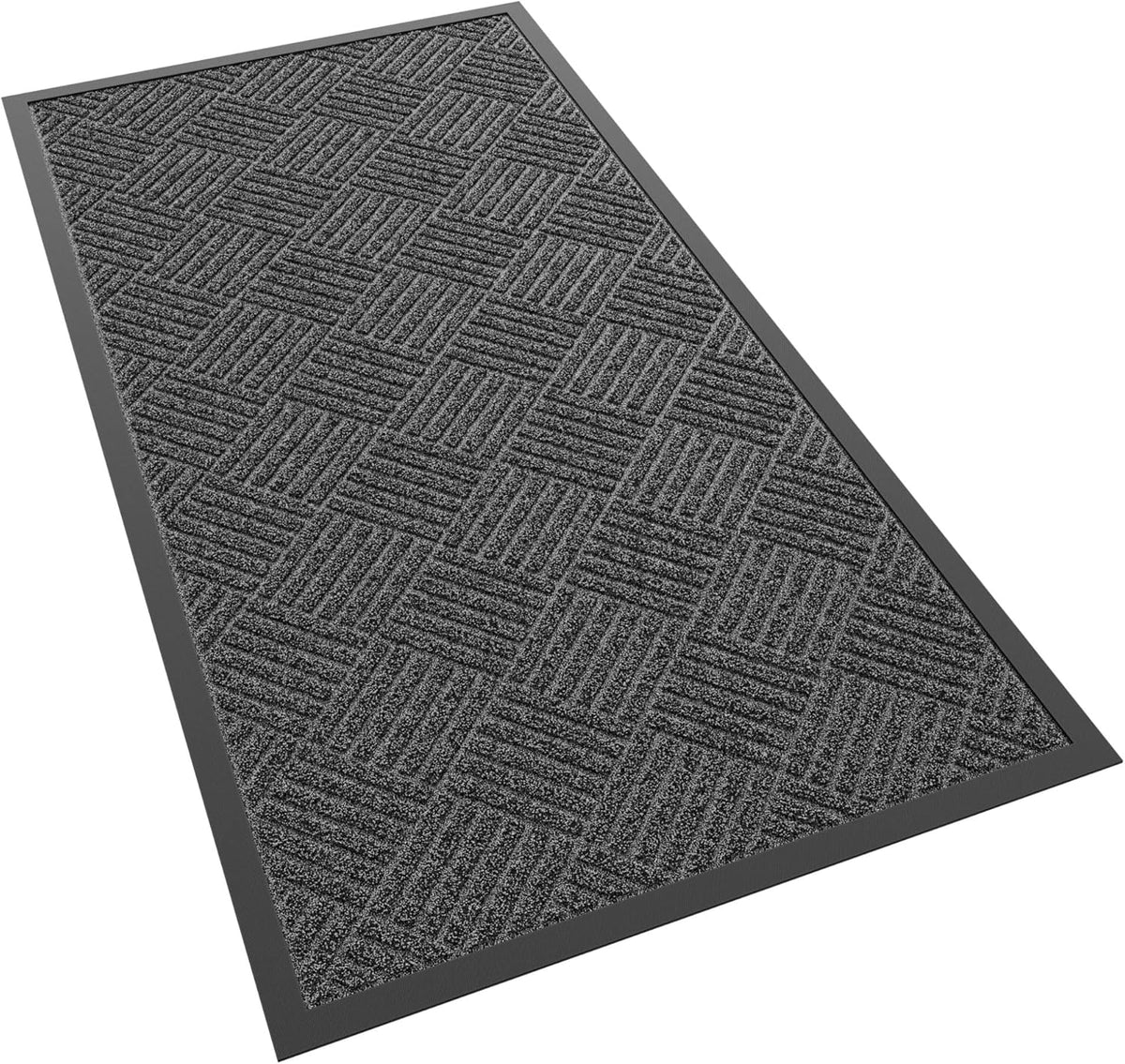 Front Door Mat, 4' x 2' Heavy Duty Indoor Outdoor Doormat, Non-Slip Backing Welcome Mats for