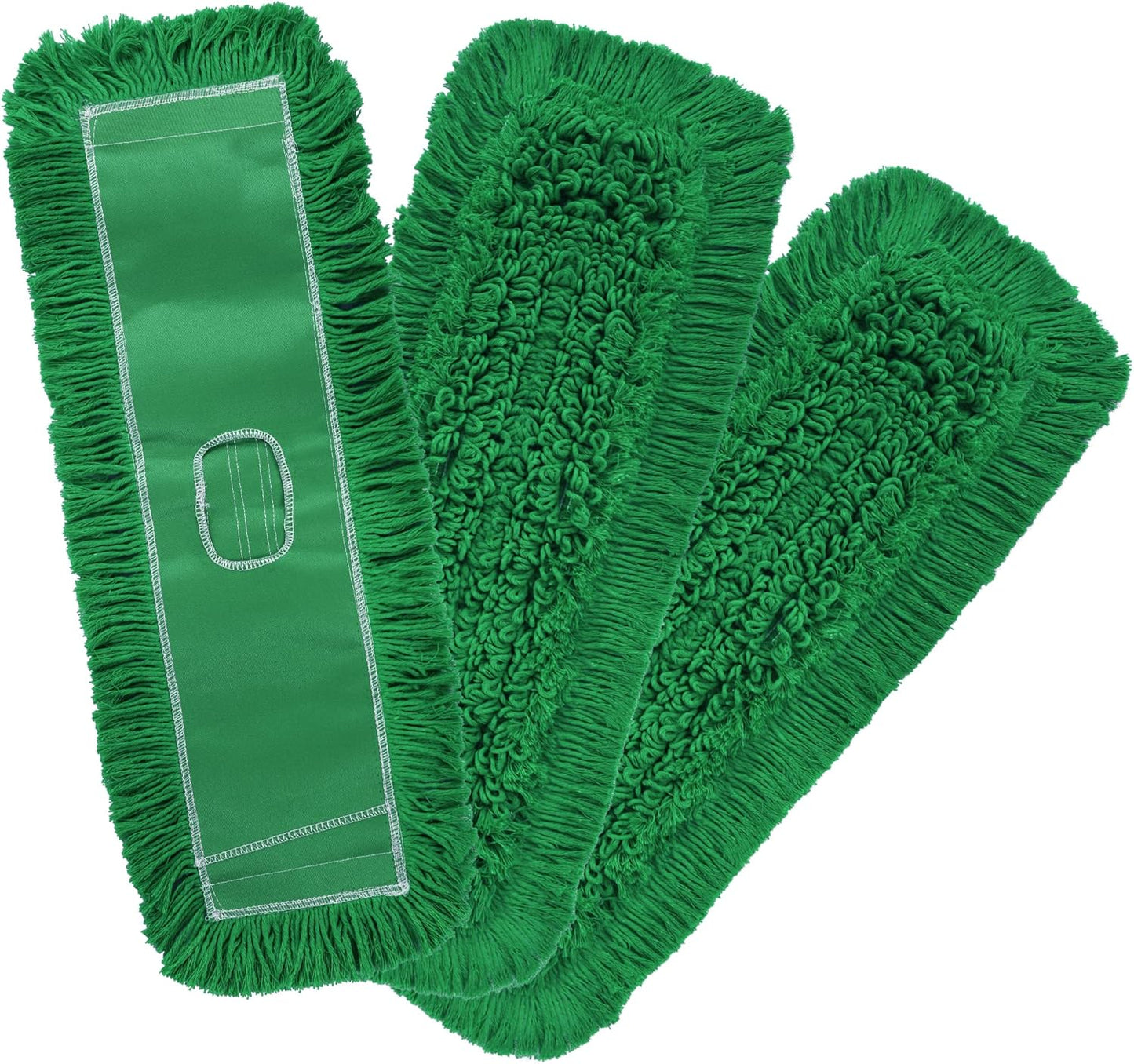 Matthew Cleaning 24'' Industrial Strength Cotton Dust Mop Refill Washable Replacement Heads for