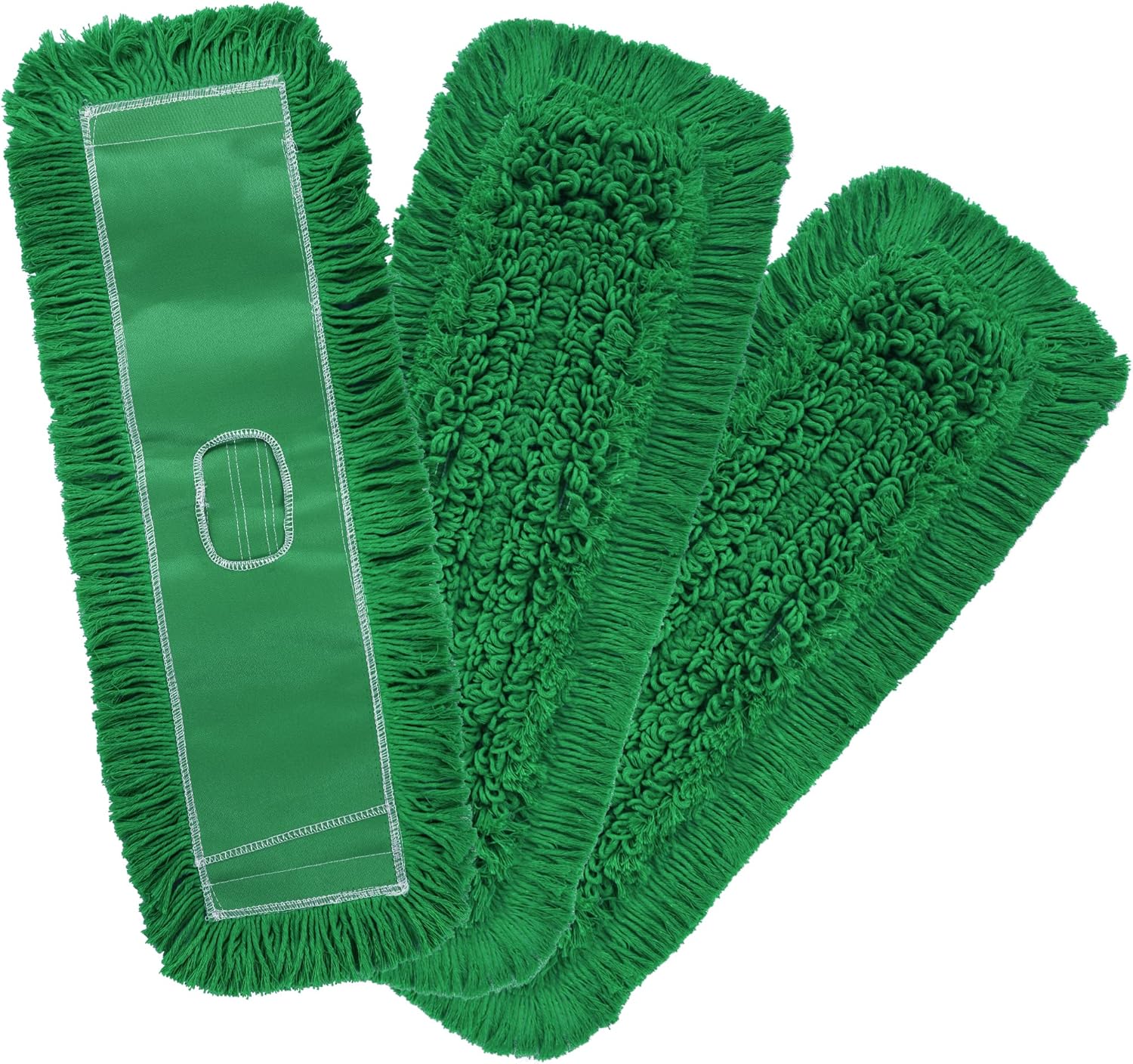 Matthew Cleaning 24'' Industrial Strength Cotton Dust Mop Refill Washable Replacement Heads for