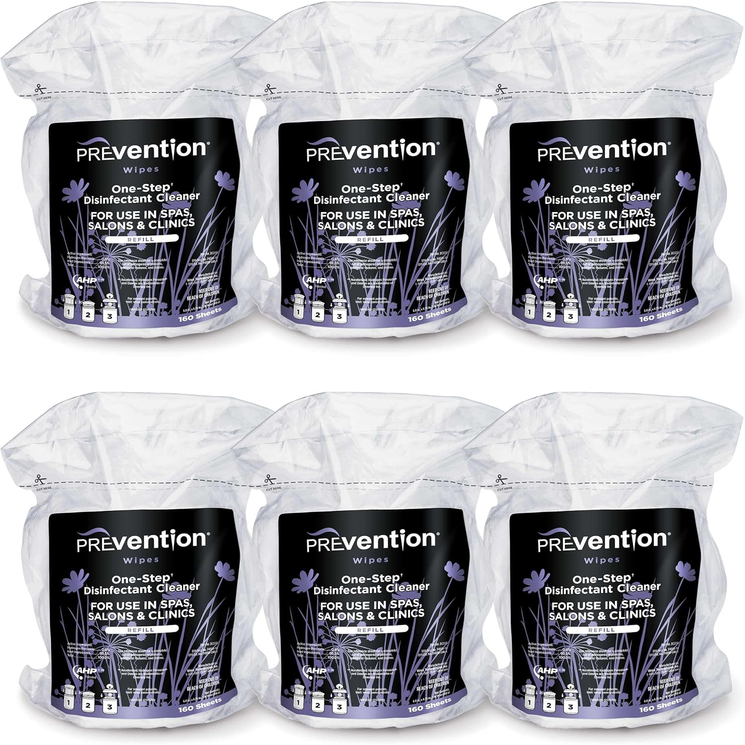Prevention All Purpose Disinfecting Wipes – Cleaning Wipes Canister, Bulk Cleaner Towelettes for