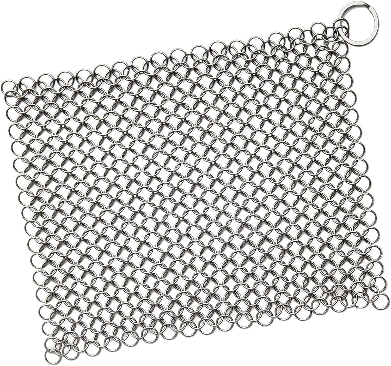 Scrubber Chainmail - Cleaner for Cast Iron Stainless Steel Anodized Cookware Scraper Cleaning Dutch