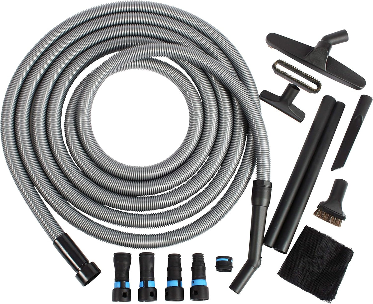 Cen-Tec Systems 95292 30 Ft. Home and Shop Vacuum Hose with Expanded Multi-Brand Power Tool Dust