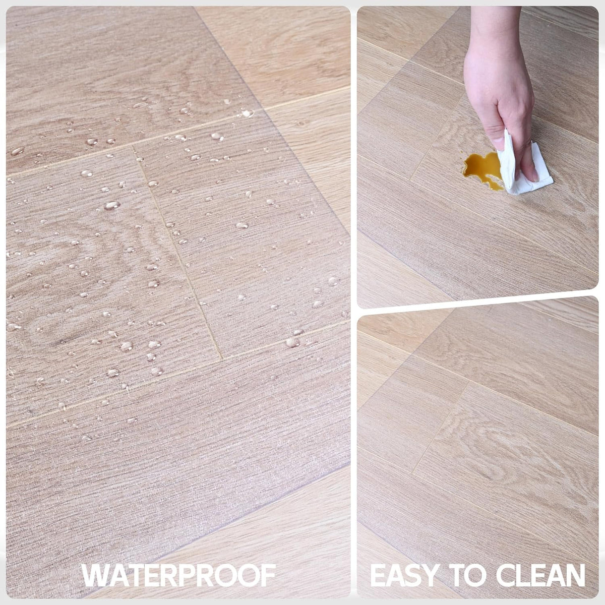 Office Chair Mat for Hardwood Floor, 58" x 44" Clear Computer/Desk Chair Mat for Hard Floor