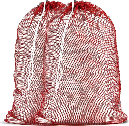 Handy Laundry Mesh XL Laundry Bags - Durable, Machine Washable with Secure Drawstring Closure