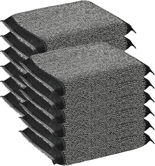 Steel Wool Scrub Sponges Kitchen, Reusable Dish Scrubber Sponge, for Pots, Pans, Gentle and Scratch