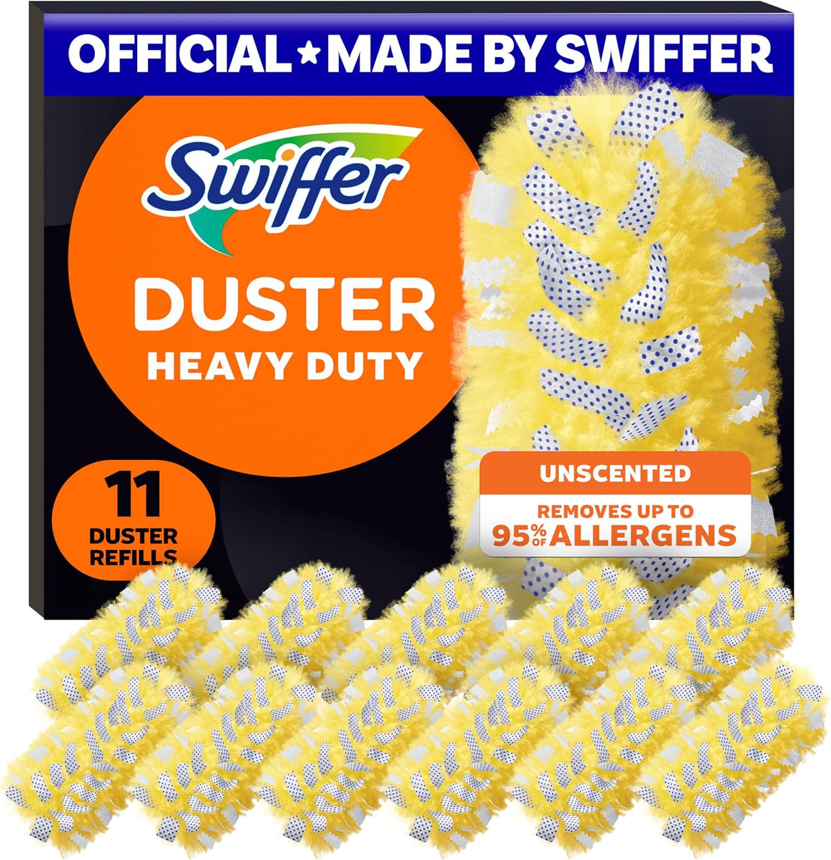 Swiffer Dusters Refill for Cleaning, Feather & Microfiber Duster Disposable Alternative, For