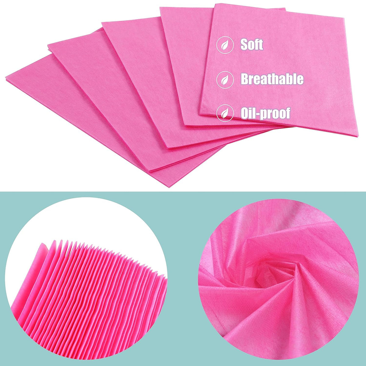 Disposable Bed Sheets for Massage Table 100 Pcs 31" x 71" Waterproof Massage Table Sheets Soft Non