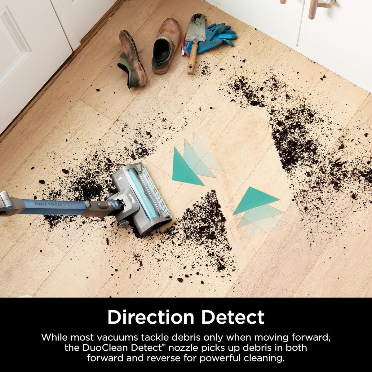 Shark PowerDetect Cordless Stick Vacuum, Powerful Suction, HEPA Filtration, Carpet & Hard Floor