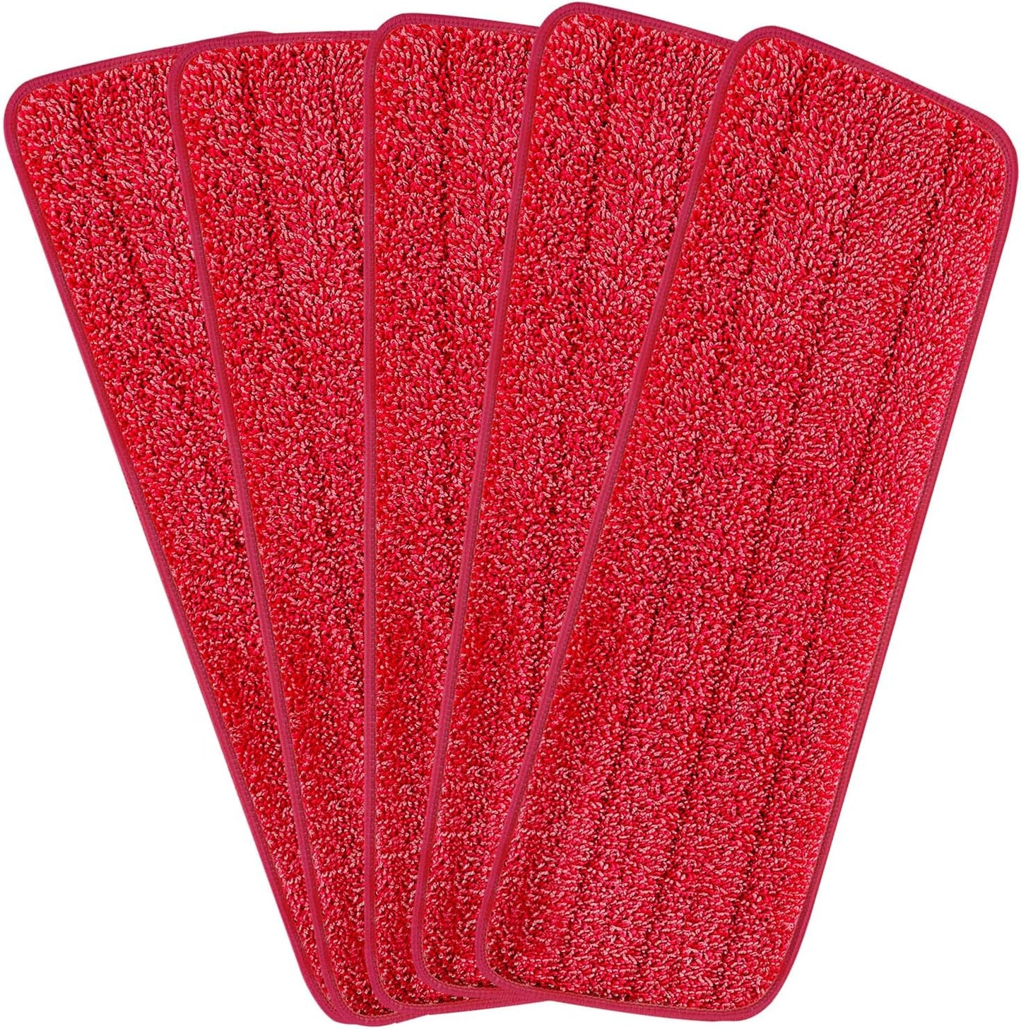 16.5 inch Reusable Mop Pads Microfiber Spray Mop Replacement Heads for Wet/Dry Mops Compatible with