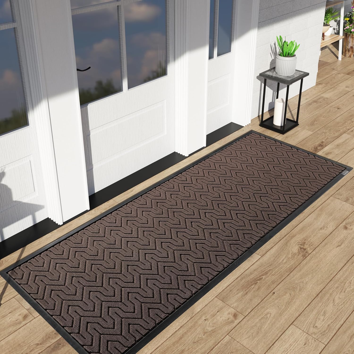 Yimobra 72x24 Indoor Outdoor Runner Rug, Heavy-Duty Waterproof Entrance Mat for High Traffic Areas
