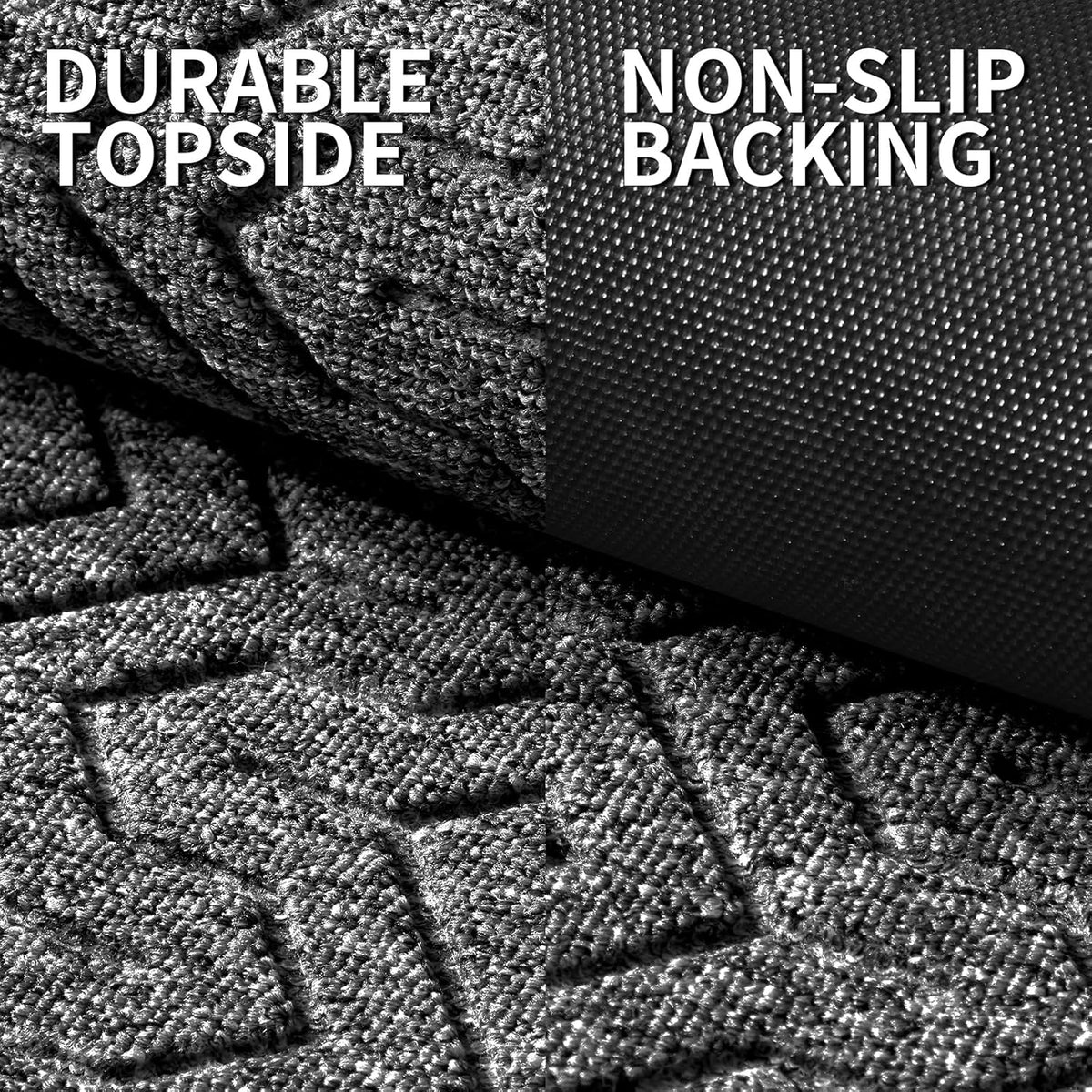 Yimobra Front Door Mat Outside Entrance 29.5x17, Waterproof Heavy Duty Outdoor Mats for Front Door