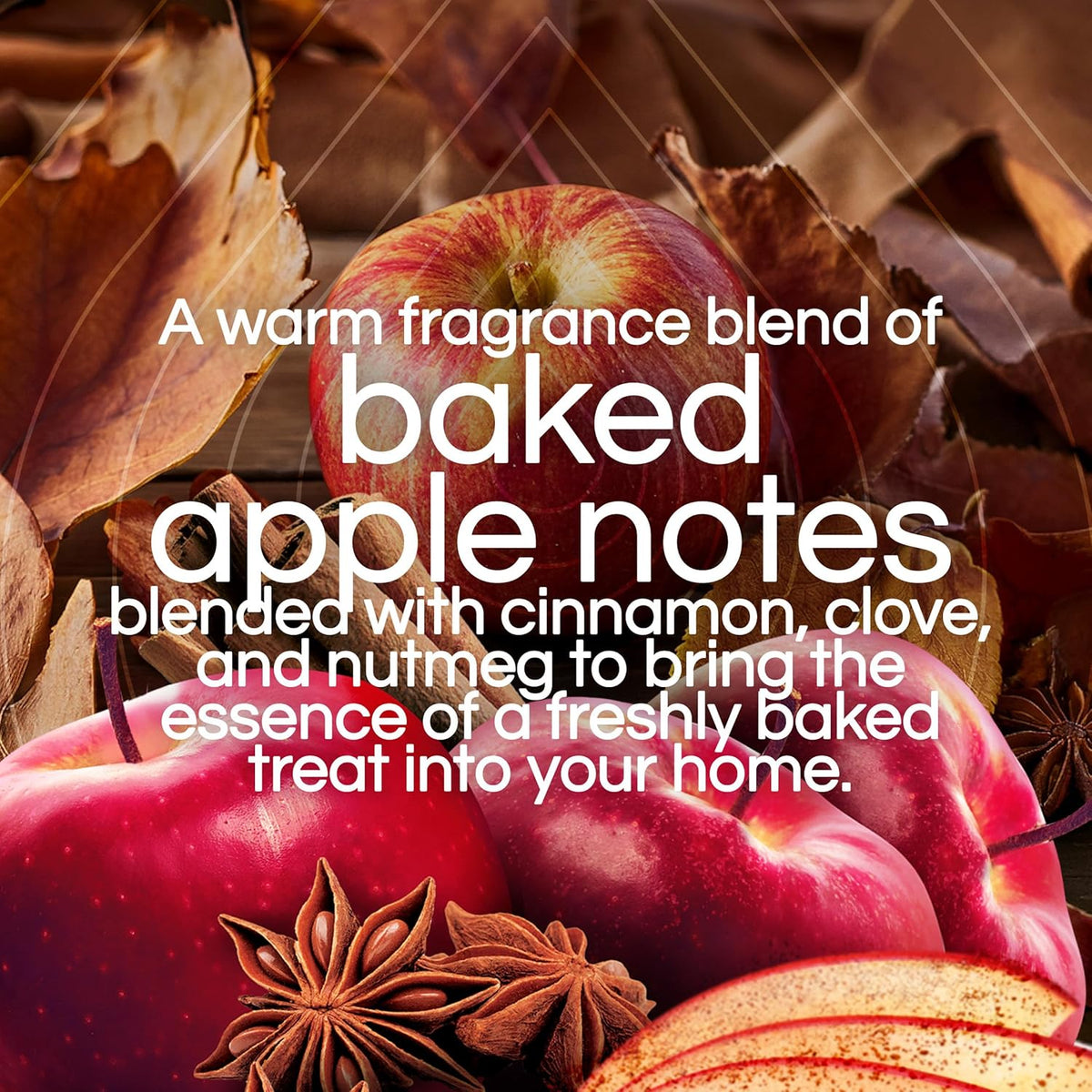 Air Wick Plug In Advanced Scented Oils Refills, Apple + Cinnamon, Fall Decorations for Home,Plug In