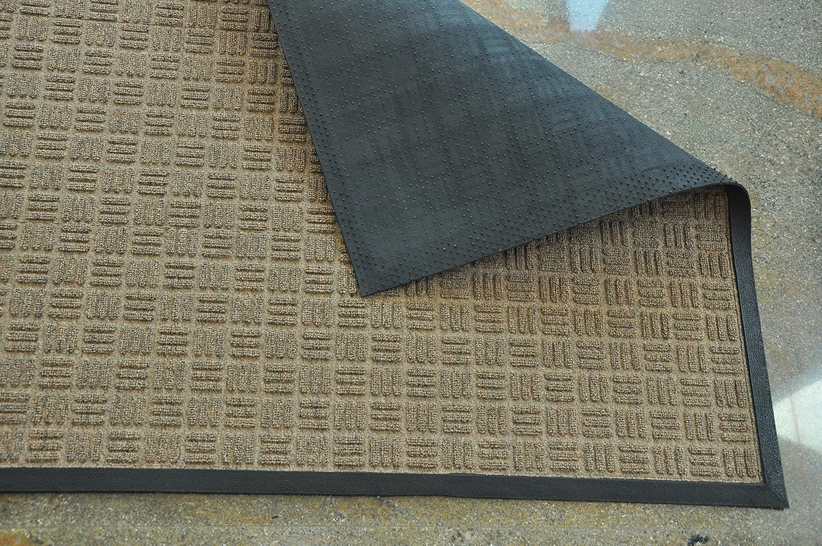 Kempf Water Retainer Entrance Mat, Indoor Outdoor Rubber Rug, Moisture Trapping, Absorbent Mat, 2