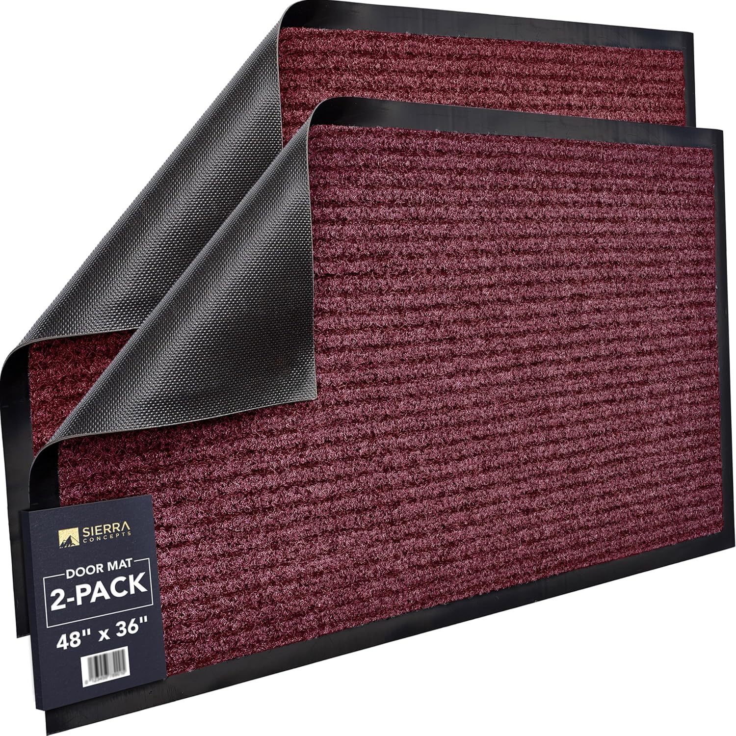 Sierra Concepts Front Door Mat X-Large Welcome Floor Mats - Entryway Indoor Outdoor Entrance