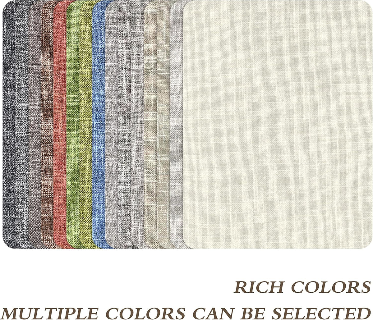 Fine Linen Repair Patches,Self-Adhesive Linen Fabric Patches,8X11 inch 2 PCS,Multi Color, Can be