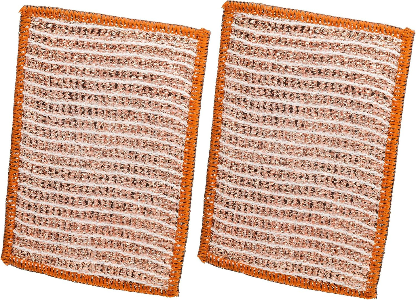 Redecker 2-Ply Woven Copper Scrubbing Cloth & Microfiber Cleaning Wipe – Dual-Surface, Non-Scratch