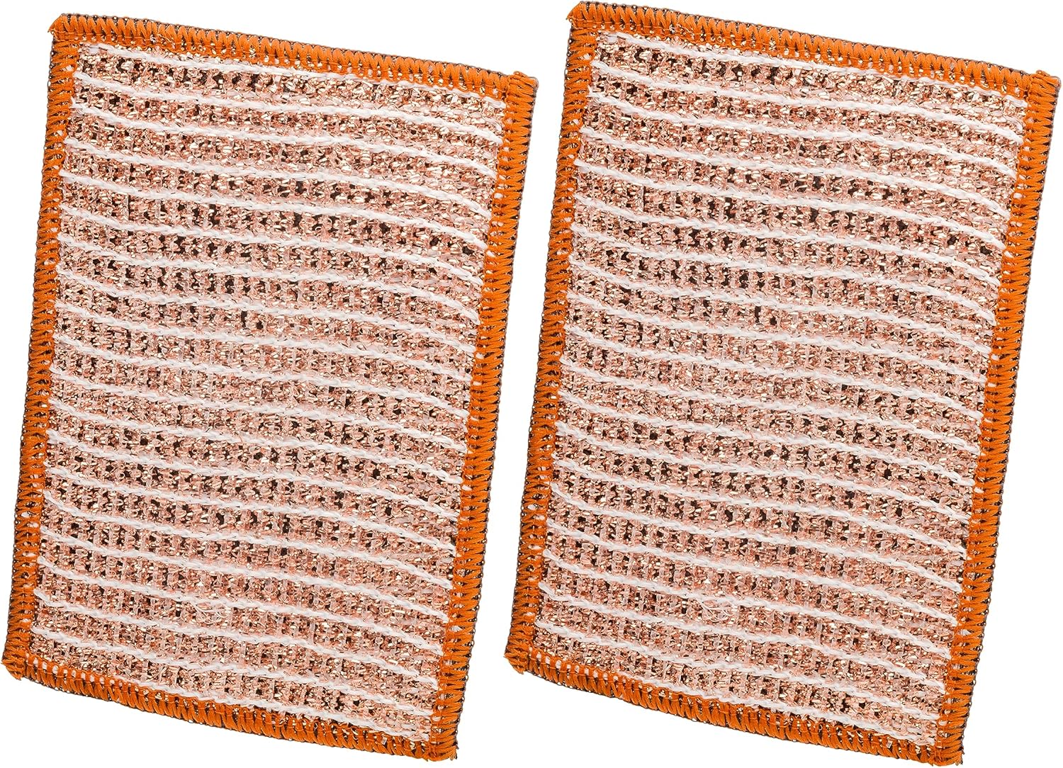 Redecker 2-Ply Woven Copper Scrubbing Cloth & Microfiber Cleaning Wipe – Dual-Surface, Non-Scratch