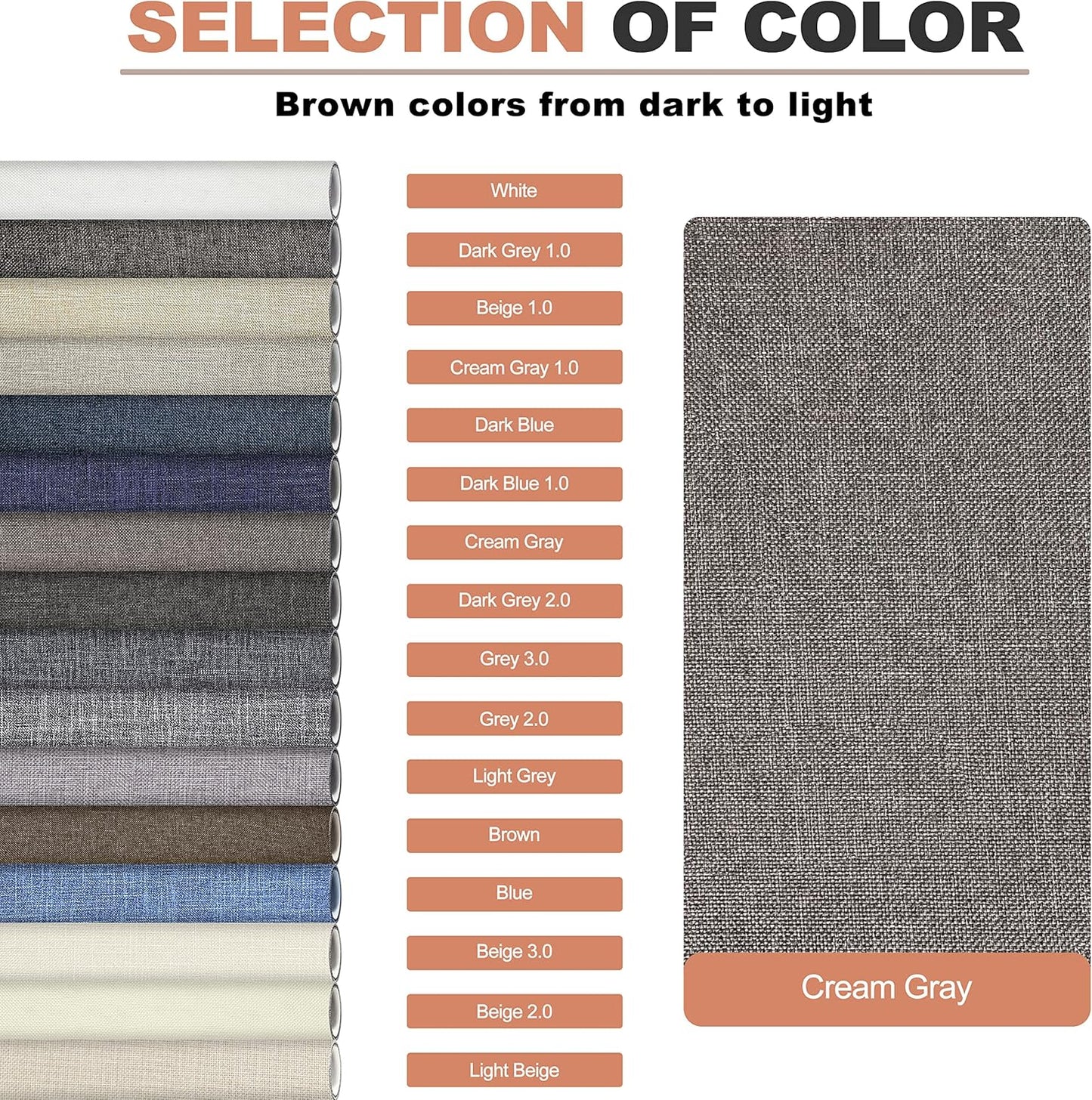 KING MOUNTAIN Fine Linen Repair Patches, Self-Adhesive Linen Fabric Patches, 12X40 inch Extra Size