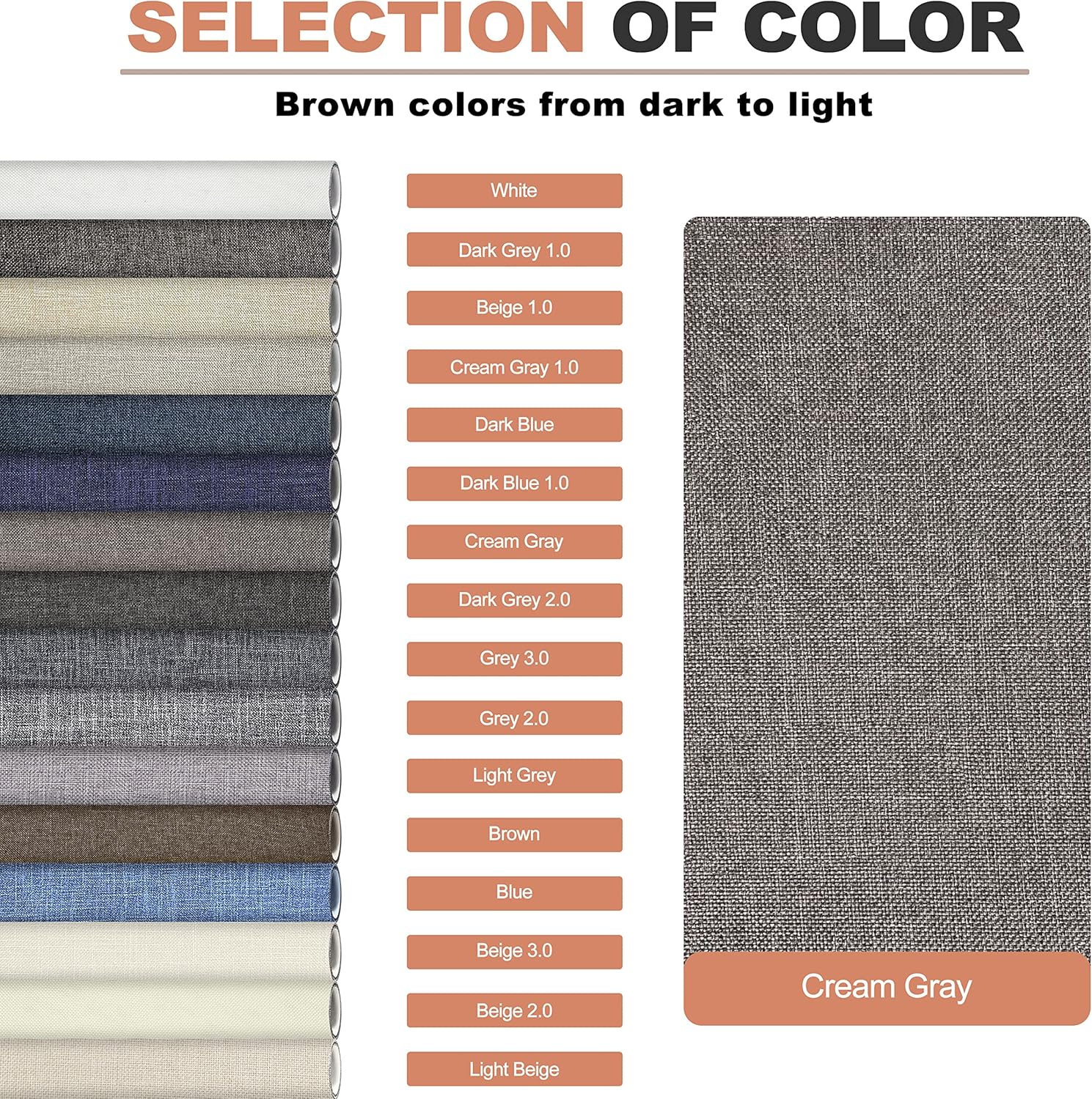 KING MOUNTAIN Fine Linen Repair Patches, Self-Adhesive Linen Fabric Patches, 12X40 inch Extra Size