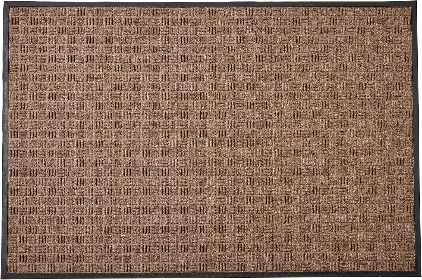 Kempf Water Retainer Entrance Mat, Indoor Outdoor Rubber Rug, Moisture Trapping, Absorbent Mat (4'
