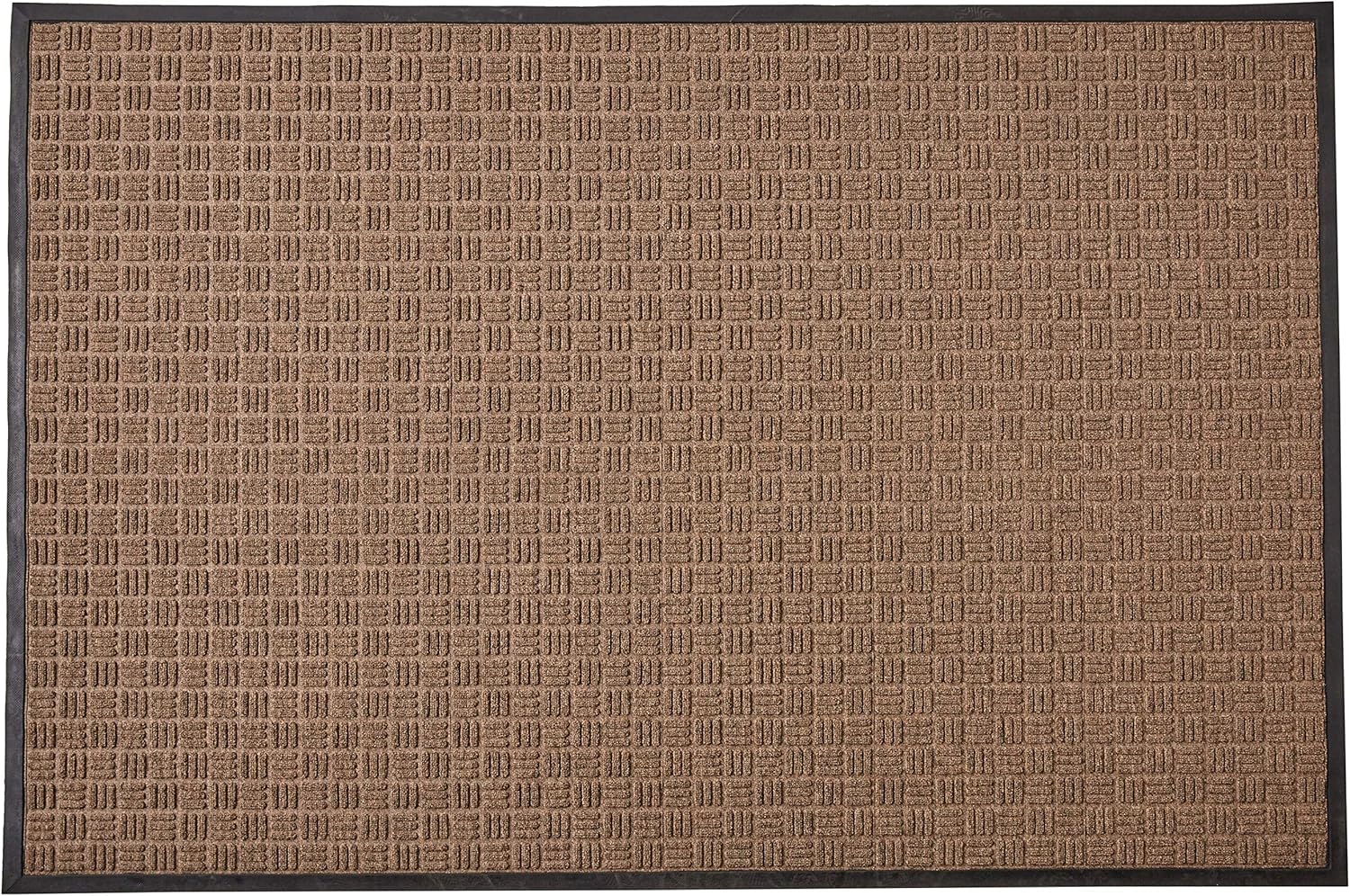 Kempf Water Retainer Entrance Mat, Indoor Outdoor Rubber Rug, Moisture Trapping, Absorbent Mat (4'
