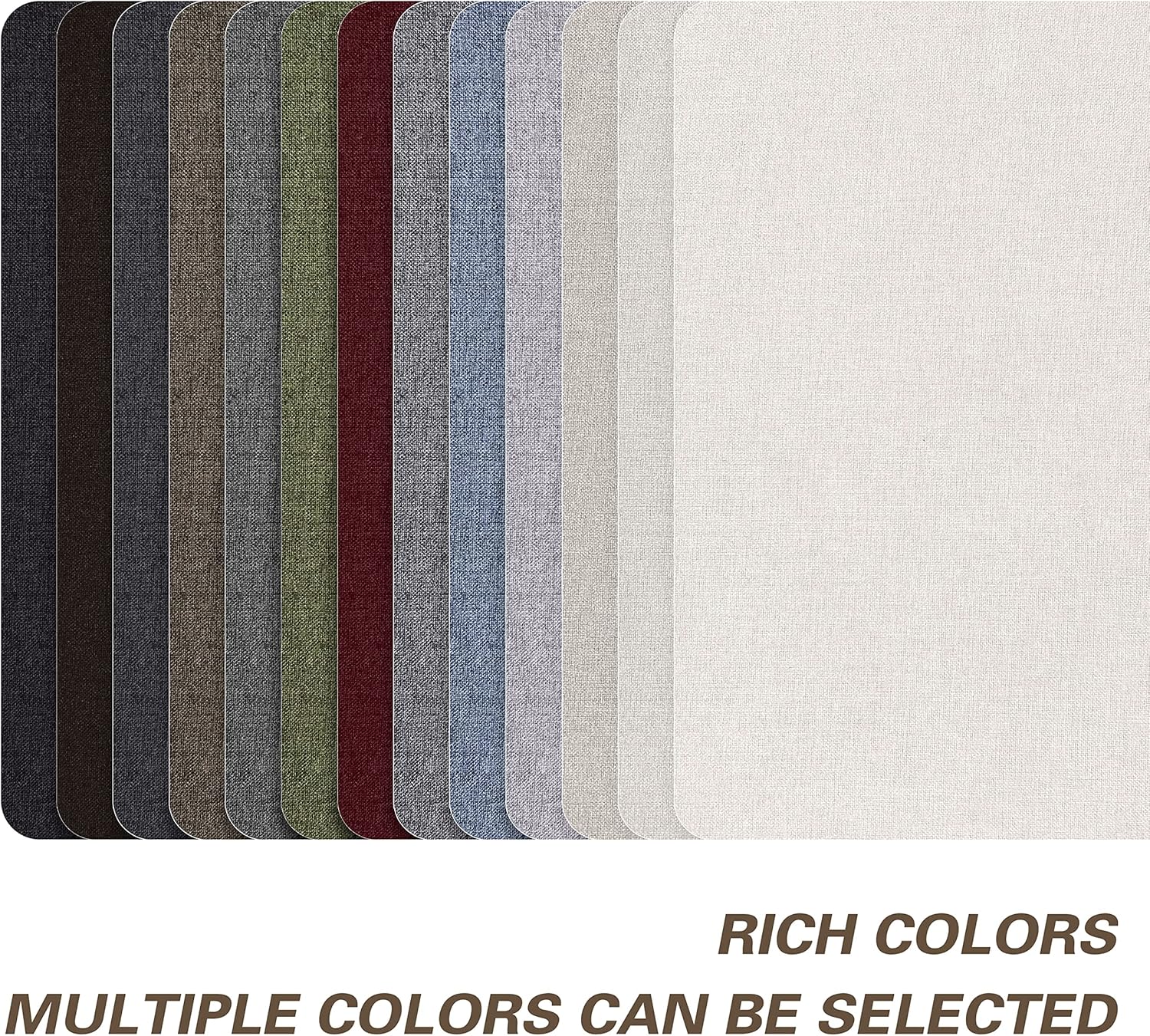 KING MOUNTAIN Fine Linen Repair Patches, Self-Adhesive Linen Fabric Patches, 8X11 inch Extra Size