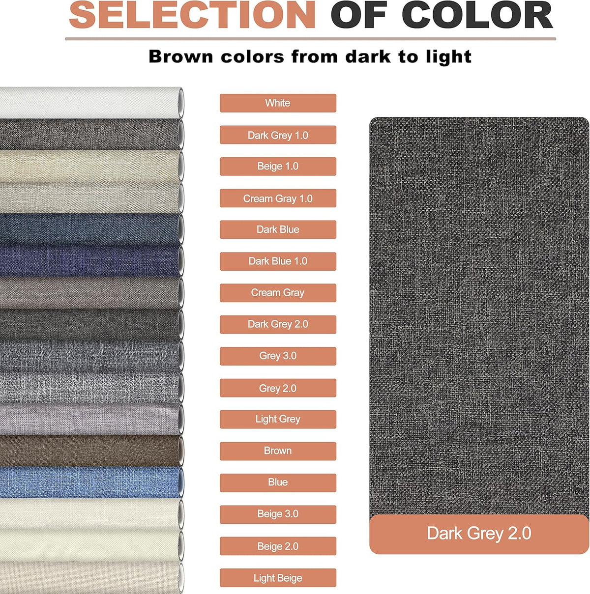 KING MOUNTAIN Fine Linen Repair Patches, Self-Adhesive Linen Fabric Patches, 12X40 inch Extra Size
