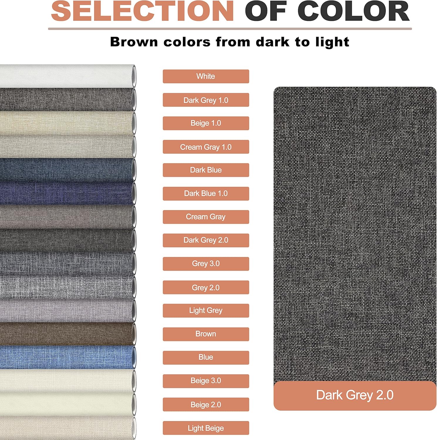 KING MOUNTAIN Fine Linen Repair Patches, Self-Adhesive Linen Fabric Patches, 12X40 inch Extra Size