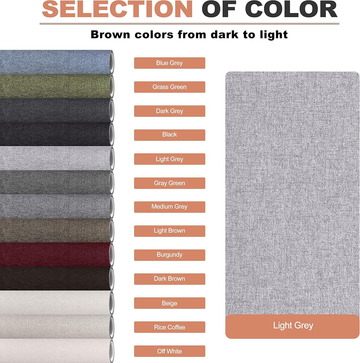KING MOUNTAIN Fine Linen Repair Patches, Self-Adhesive Linen Fabric Patches, 12X40 inch Extra Size