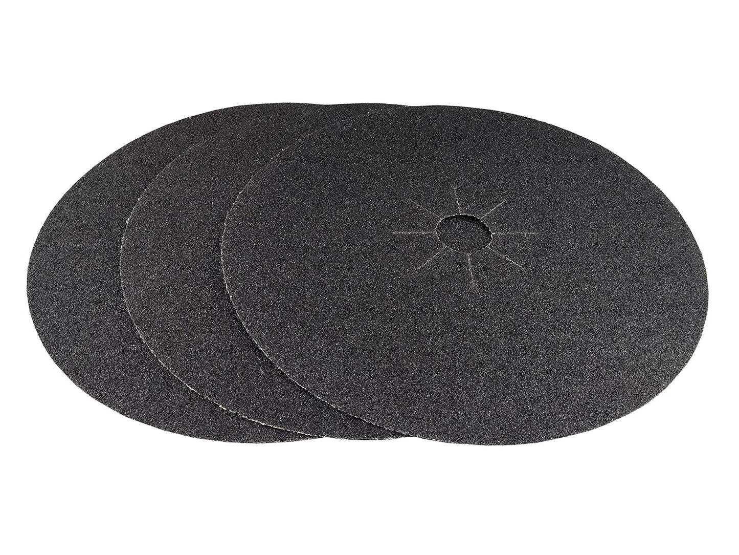 Starcke 16'' x 2'' Silicon Carbide Slotted Edger Floor Sanding Discs (10 Pack, 24 Grit)