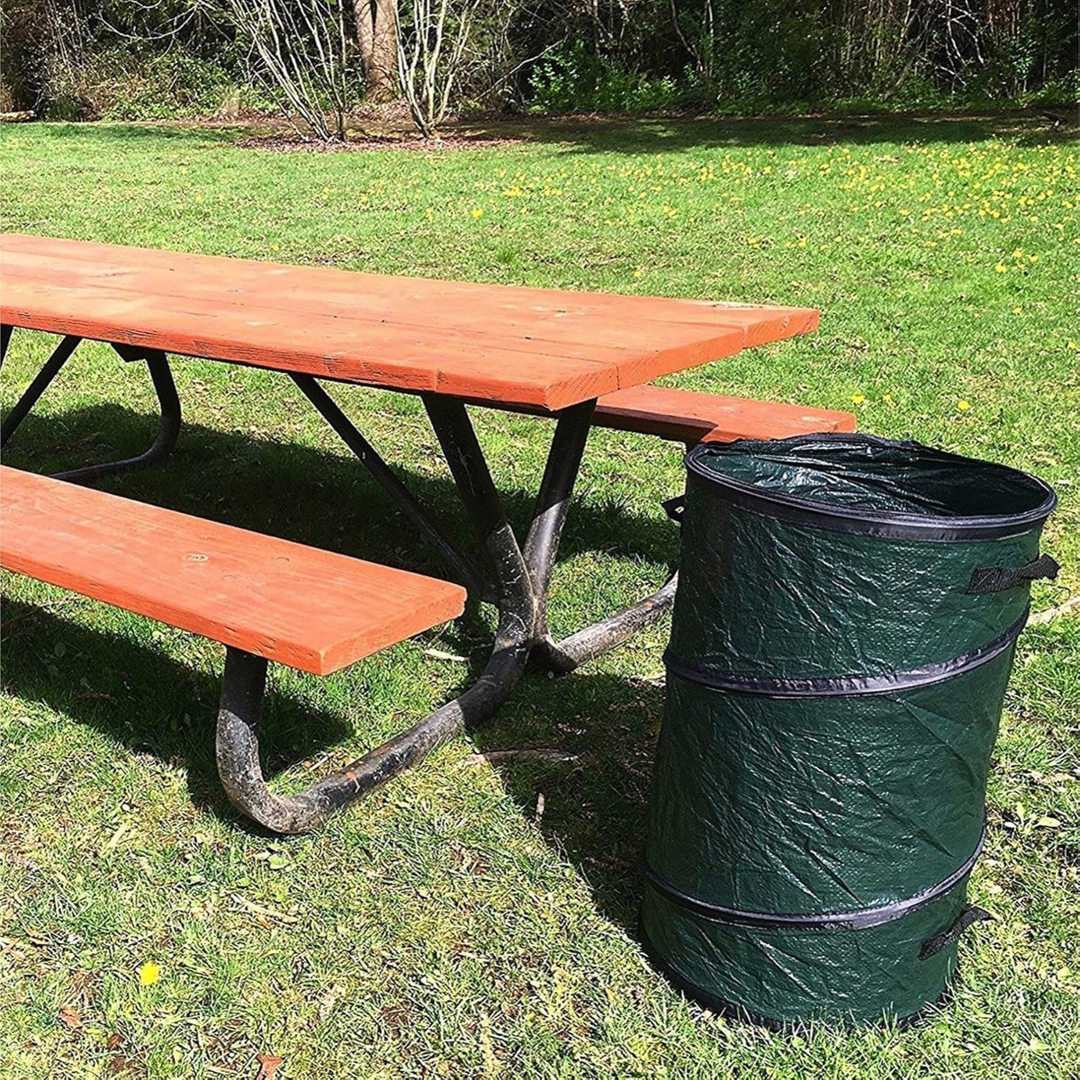 Coghlan's Pop-Up Lightweight Trash Can – Collapsible Waste Bin for Camping, RV, Outdoor Events, and