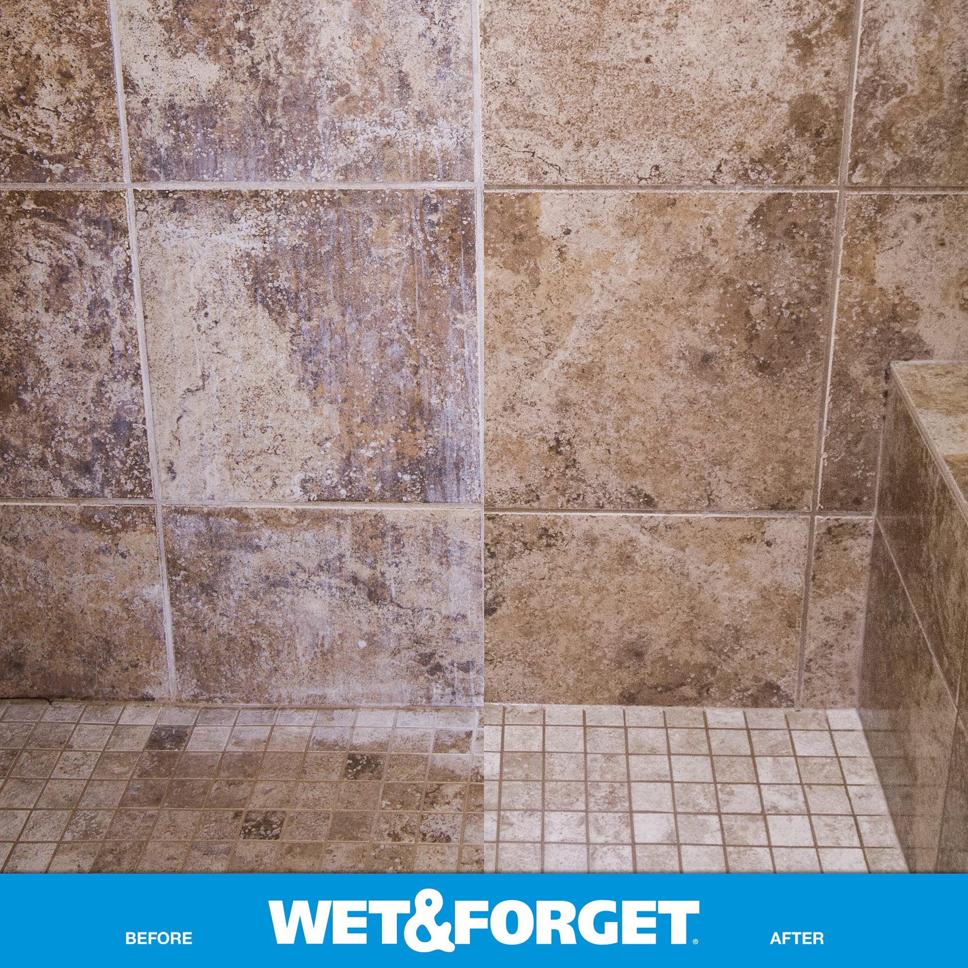 Wet & Forget Shower Cleaner Spray Multi-Surface Weekly Application Requires No Scrubbing