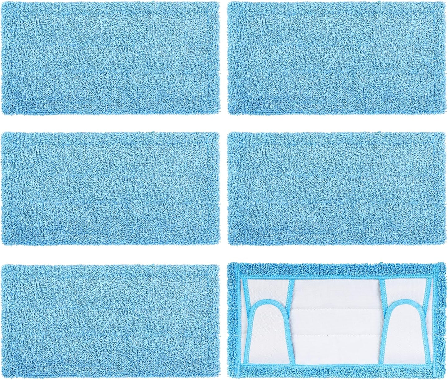 Reusable Mop Pad for Swiffer Sweeper Mop, 12.5'' Microfiber Mop Pad Refill Washable for Hard Floor