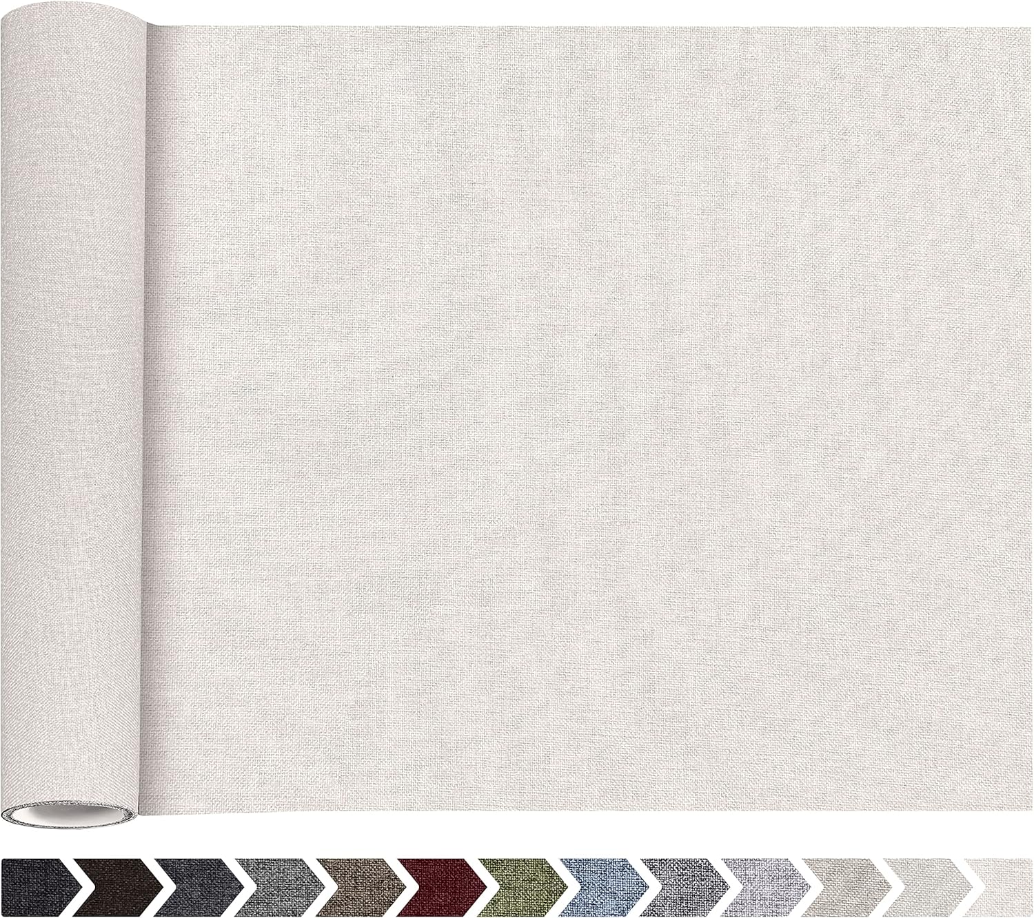 Fine Linen Repair Patches, Self-Adhesive Linen Fabric Patches, 12X40 inch Extra Size, Multi Color