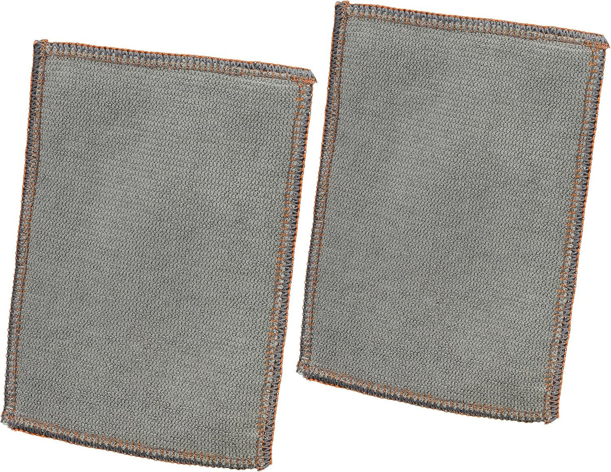 Redecker 2-Ply Woven Copper Scrubbing Cloth & Microfiber Cleaning Wipe – Dual-Surface, Non-Scratch