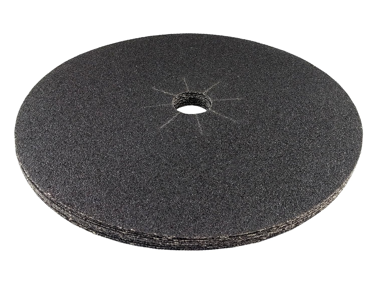Starcke 16'' x 2'' Silicon Carbide Slotted Edger Floor Sanding Discs (10 Pack, 50 Grit)
